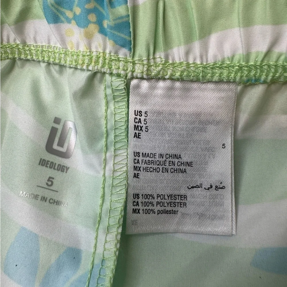 Ideology Lot Of Girls Size 5 Spring Green Floral Shorts And Pink Skort  NWT